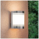 Eglo cerno spoljna zidna lampa/1, e27, inox/opal staklo, belo | Eponuda.com