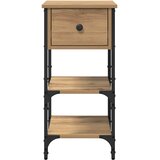  Noćni ormar 2 pcs Smeđa 33.5 x 36 x 70 cm Konstrukcijsko drvo | shoptok.hr