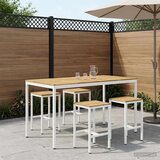  Stol za bar u vrtu Bijela 196 x 100,5 x 105 cm | shoptok.hr