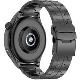 INF Pašček za uro iz titana za 22 mm pametno uro Black Varnostna zaponka, (21644487) | Shoptok.si