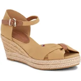 Tommy Hilfiger Espadrile Basic Open Toe Mid Wedge FW0FW04785 Classic Khaki RBL