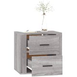  Zidni noćni ormarić boja sivog hrasta sonome 50x36x47 cm | Eponuda.ba