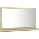  Kupaonsko ogledalo boja hrasta 60x10,5x37 cm konstruirano drvo | Eponuda.com