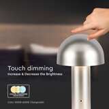  LED prigušiva punjiva stona lampa LED/1W/5V 3000-6000K 1800 mAh zlatna | Eponuda.com