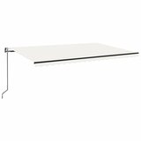 Automatska tenda sa senzorom za vjetar LED 500 x 300 cm krem | shoptok.hr