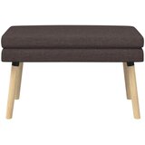  Klupa s dvostrukim slojem Tamno smeđa 80 x 40 x 47 cm Tkanina | Eponuda.ba