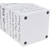 Bijeli Pravokutni Stalak Držač za Kišobrane i Štapove 48,5 cm Čelični | shoptok.hr