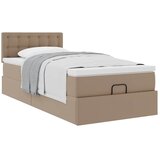  Otomanski krevet s madracem cappuccina 80x200cm umjetna koža | shoptok.hr