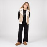 Guess Jakne SUEDE VEST INNER SHERPA Kostanjeva | Shoptok.si