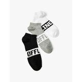 Koton 3-Piece Booties Socks Set Motto Printed Multi Color Cene