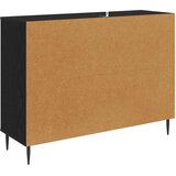  Kreveta GENNEP Crni hrast 102 x 33 x 76 cm Konstruirano drvo Slike