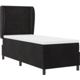 Box Spring Krevet s Madracem Crni 80x200 cm Baršun | shoptok.hr