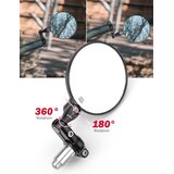 KEMiMOTO CNC vrtljivo 360° okroglo ogledalo za krmilo | Shoptok.si