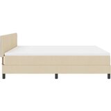  Krevet s box springom i madracem krem 180x200 cm tkanina | shoptok.hr