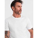 Ombre Men's BASIC classic cotton T-shirt - white | shoptok.hr