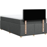  Krevet s oprugama i madracem tamnosivi 120 x 200 cm od tkanine | shoptok.hr