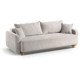 Micadoni Bež sklopiva/s prostorom za odlaganje sofa 231 cm Elen – | shoptok.hr