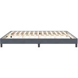 vidaXL Okvir kreveta bez madraca tamno sivi 200x210 cm baršun | shoptok.hr