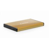 Gembird EE2-U3S-3-GL USB3.0 mini 2,5" zlato aluminjasto prenosno ohišje za trdi disk, (5000115375) Cene