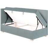 Ghado Plavi kutni dječji krevet s prostorom za odlaganje s madracem 90x200 cm Flexi - | shoptok.hr