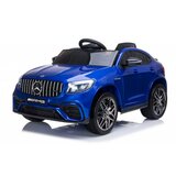 Mercedes GLC63 AMG Licencirani auto na akumulator sa kožnim sedištem i mekim gumama - Plavi cene