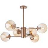  Redo 01-2943 - Luster sa štapom MUNDI 6xE14/28W/230V bakar/dimno | Eponuda.com