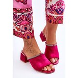 S. BARSKI Suede High Heel Slippers S.Barski | Shoptok.si