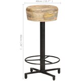  Barski stolci 2 kom 66 cm od masivnog drva manga | shoptok.hr