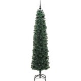 vidaXL Umjetno božićno drvce Zelena 210 cm PVC i čelik i plastika | shoptok.hr