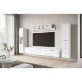 MID.YOU Dnevni Regal Bogota Xl, Bela, Visoki Sijaj, 4-Delno | Shoptok.si