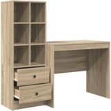  Stol s skladištem Sonoma hrast Konstruirano drvo | shoptok.hr