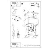  Stropna svetilka MONO 1 bela, (21348064) | Shoptok.si