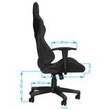 Marvo gaming stol Scorpion CH-106, črna/modra | Shoptok.si