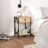 The Living Store Nočna omarica 2 kosa sonoma hrast 40x42x60 cm inženirski les - Nočna Omarica, (21433154) | Shoptok.si