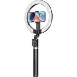 BLAVEC Selfie Ring Aura LED Ring 25cm + stativ + daljinski upravljač - 230 cm (RLP55-TRB23) crni | shoptok.hr