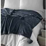 Mijolnir Antracitno sivo pregrinjalo iz mikropliša za zakonsko posteljo 200x220 cm Puffy – Cene