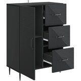 Kreveta s ladicama Crna 66 x 34,5 x 89,5 cm Konstruirano drvo | shoptok.hr