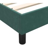 Box Spring krevet s madracem tamnozeleni 80x220 cm baršun | shoptok.hr