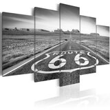  Slika - Route 66 - black and white 100x50 | shoptok.hr