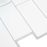  Subway pločica 10 pcs Bijela siva 29 x 21 cm Poliuretan i PET | shoptok.hr