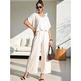 Resti Women's casual set with a short sleeve blouse and wide pants | shoptok.hr