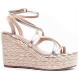Leindia Espadrile 82520 Pozlačena | Shoptok.si