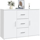  Komoda bijela 91 x 29,5 x 65 cm od konstruiranog drva | shoptok.hr