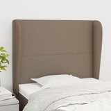  Uzglavlje s ušima smeđesivo 83 x 23 x 118/128 cm od tkanine | shoptok.hr