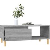  Klubska mizica siva sonoma 90x50x36,5 cm inženirski les, (20714283) | Shoptok.si