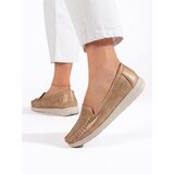 Shelvt Women's Gold Loafers Cijene