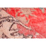 Kayoom RAVNO TKANA PREPROGA Vintage 8405 Rot 140/200 cm potiskano rdeča | Shoptok.si