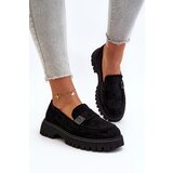 VINCEZA Black Flanila Women's Loafers with Strap | shoptok.hr