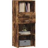  Visoka komoda boja hrasta 50 x 42,5 x 124 cm konstruirano drvo | shoptok.hr