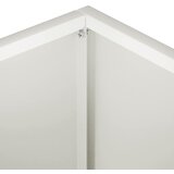  Vrtna saksija 2 kom. Bijela 40 x 30 x 30 cm Čelična vrata | shoptok.hr